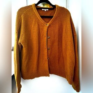 Madewell Burnt Orange Cardigan - Size L
